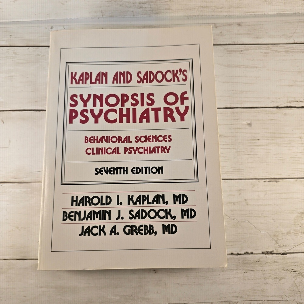 VTG Kaplan and Sadock's Synopsis of Psychiatry 7th Edition DSM-IV Textbook MD MD